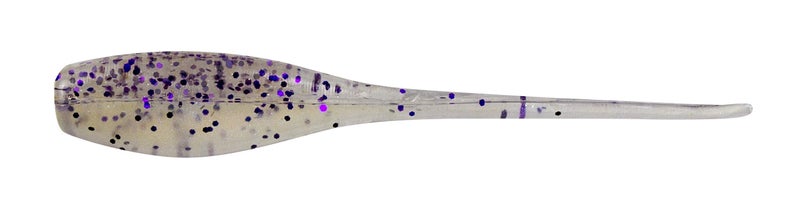Bobby Garland The Original 2"" Baby Shad Soft Plastic Fishing Lure, Fishing Gear and Accessories, 18 per Pack, Purple Monkey